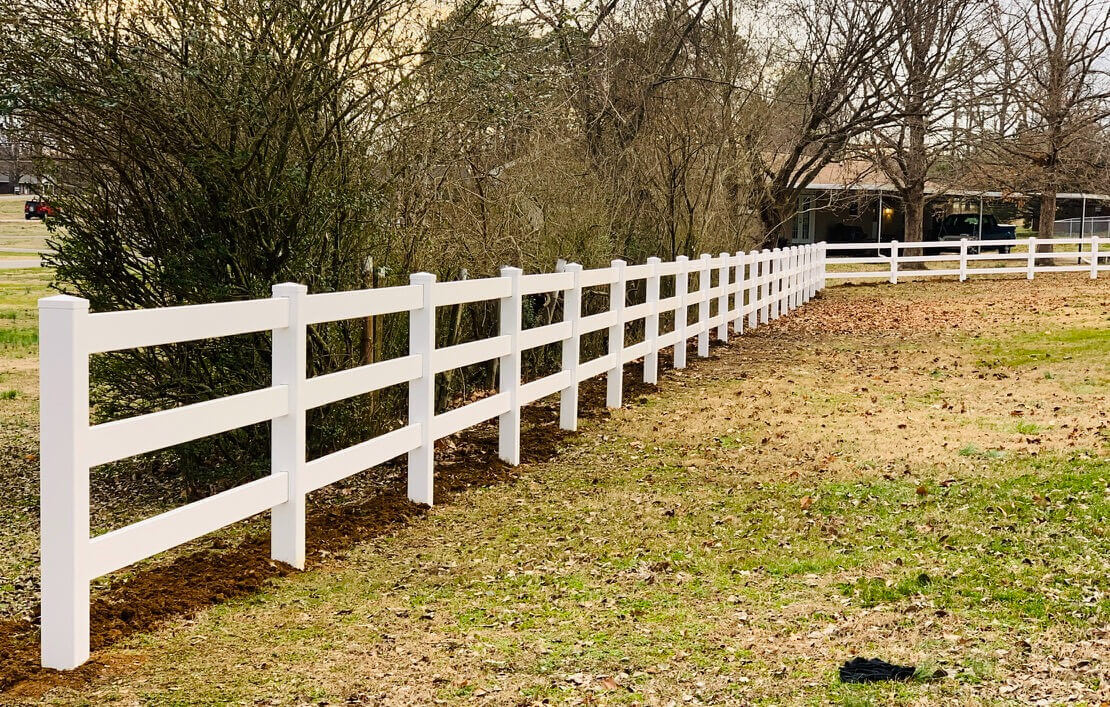 farm vinyl fence
